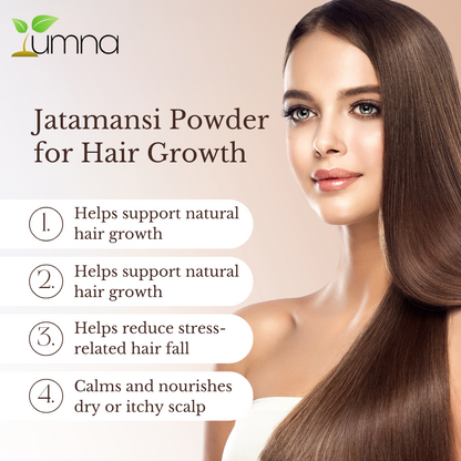 Jatamansi Powder - Natural Remedy for Hair Growth, Stress Relief & Peaceful Sleep