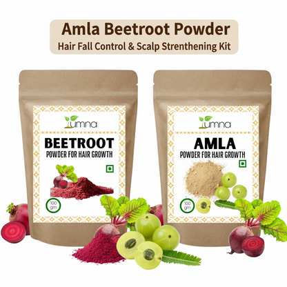 Amla Beetroot Powder - Hair Fall Control & Scalp Strengthening Kit