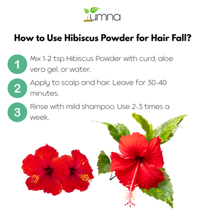 Hibiscus Powder - Herbal Solution for Hair Growth, Skin Glow & Hormonal Balance