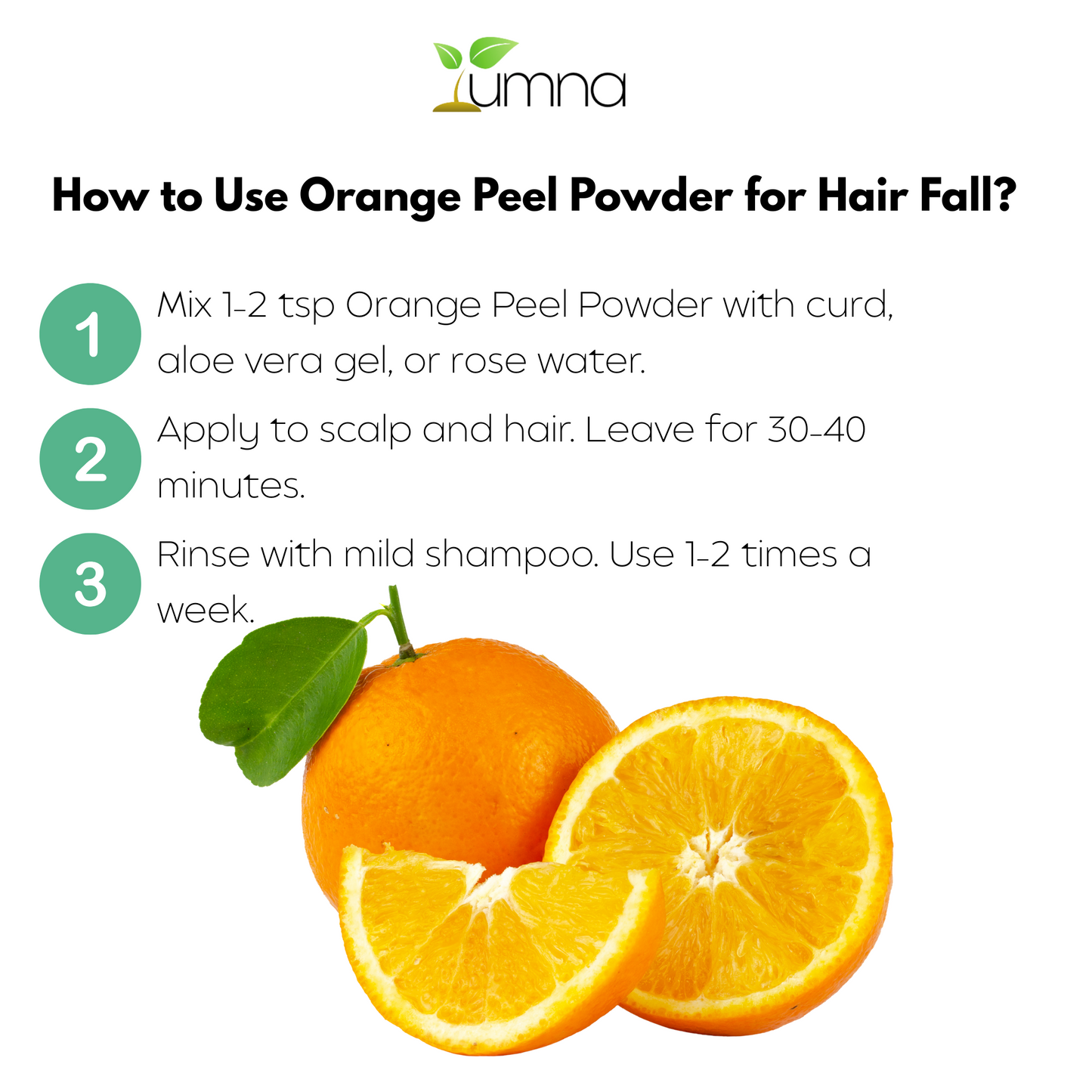 Yumna Herbals Orange Peel Powder – 100g