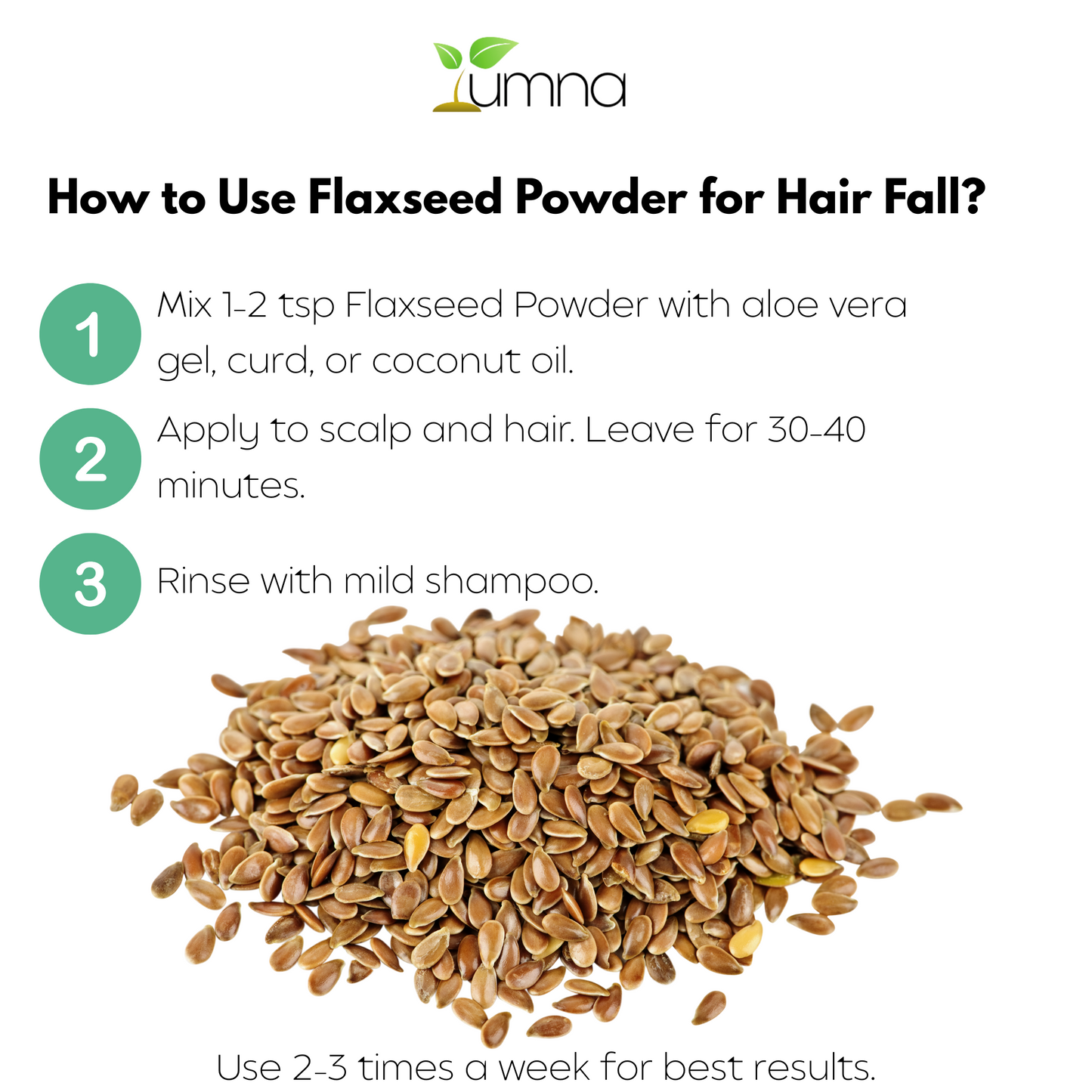 Yumna Herbals Flaxseed Powder – 100g