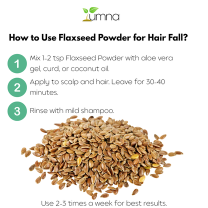 Flaxseed Powder - Omega-Rich Superfood for Skin, Hair, Heart & Hormonal Balance