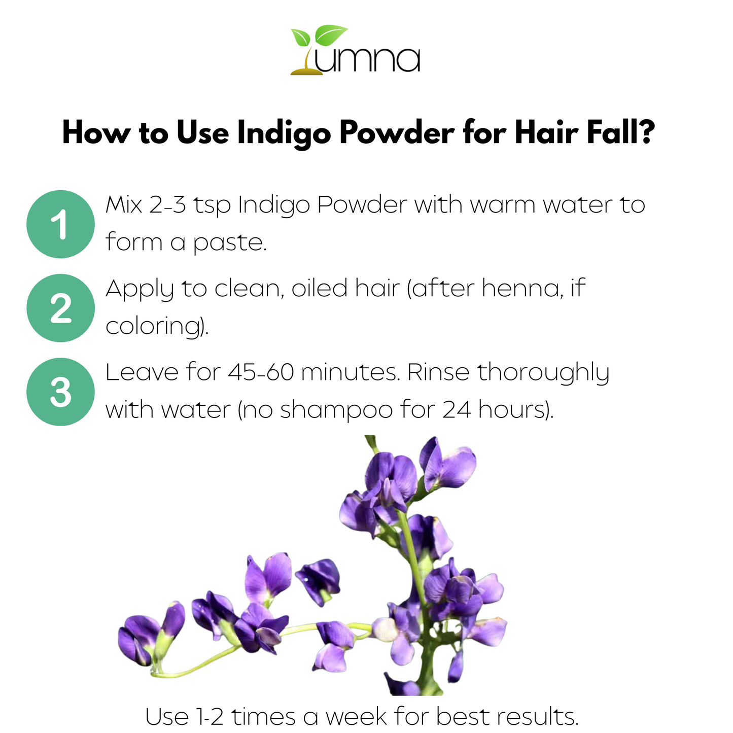 Yumna Herbals Indigo Leaves Powder – 100g