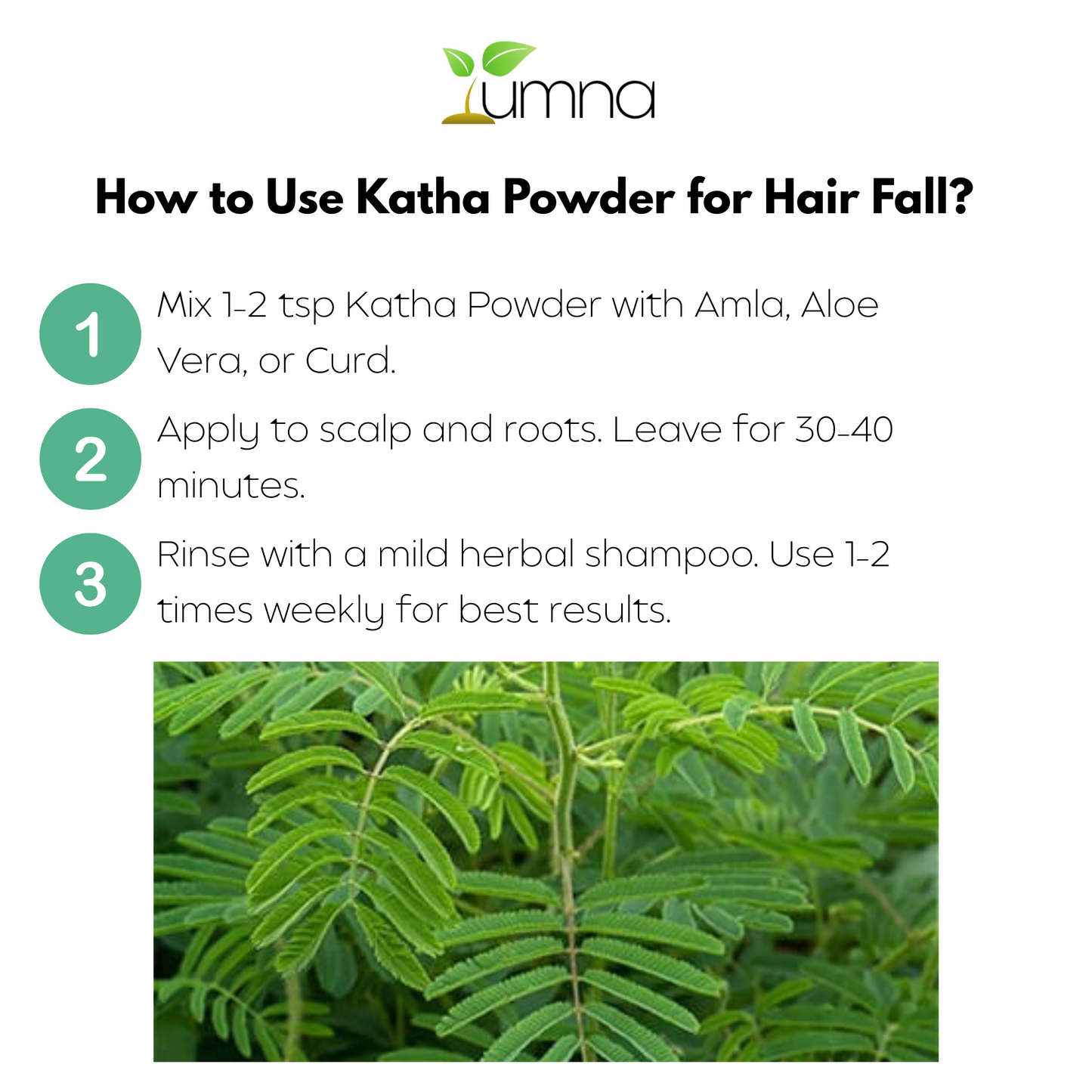 Yumna Herbals Katha Powder – 100g