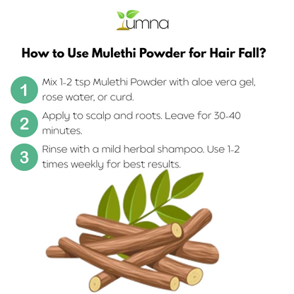 Mulethi (Licorice Root) Powder – Herbal Solution for Throat, Skin, Hair & Immunity