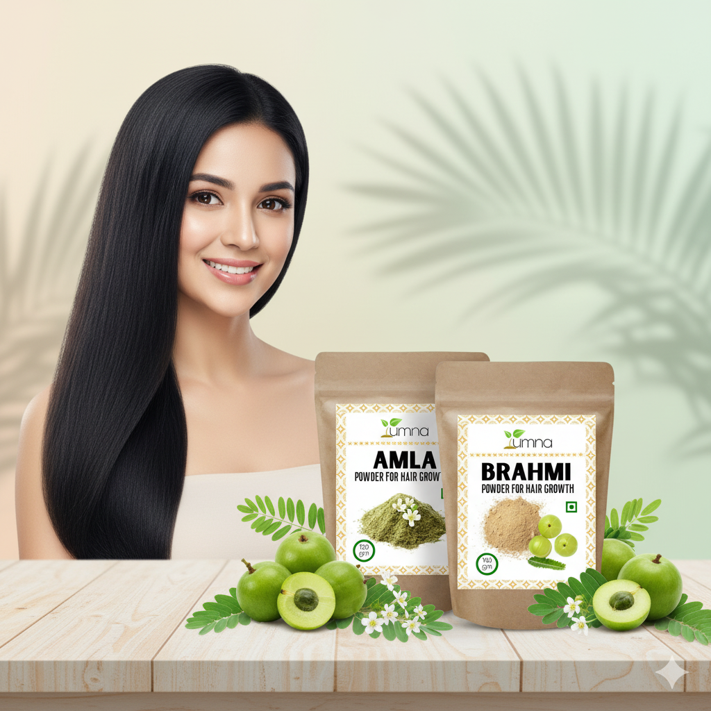 Amla Brahmi Powder - Hair Fall Control & Scalp Strengthening Kit