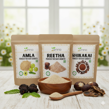 Amla Reetha Shikakai Powder Combo