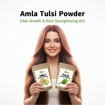 Amla Tulsi Powder for Hair Fall Control & Scalp Detox