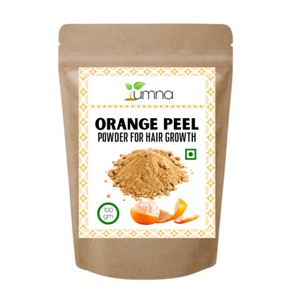 Orange Peel Powder - Natural Glow Booster for Skin, Hair & Detox